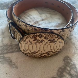 Vintage snake belts